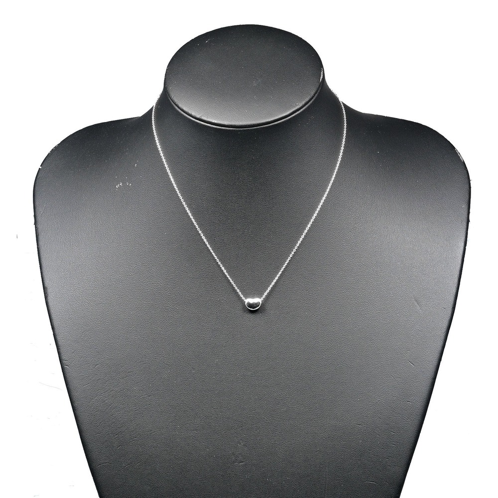 Tiffany Co Bean Necklace Sterling Silver